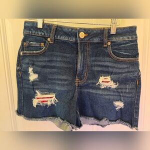 Maurices Dark Blue High-Rise Shorts Size 8